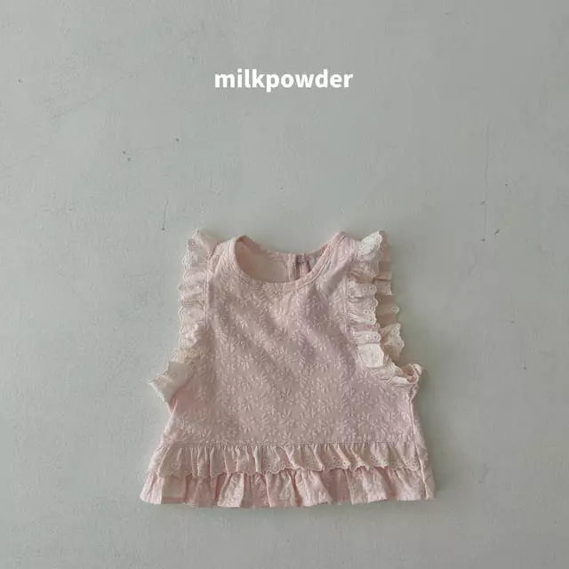 Milk Powder - Korean Children Fashion - #minifashionista - Wendy Lace Vest - 6