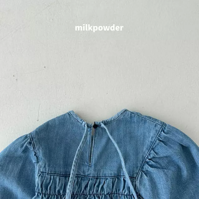 Milk Powder - Korean Children Fashion - #prettylittlegirls - Indi Denim One-piece - 8