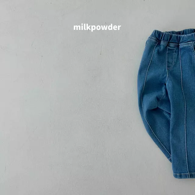 Milk Powder - Korean Children Fashion - #todddlerfashion - Pintuck Jeans - 2