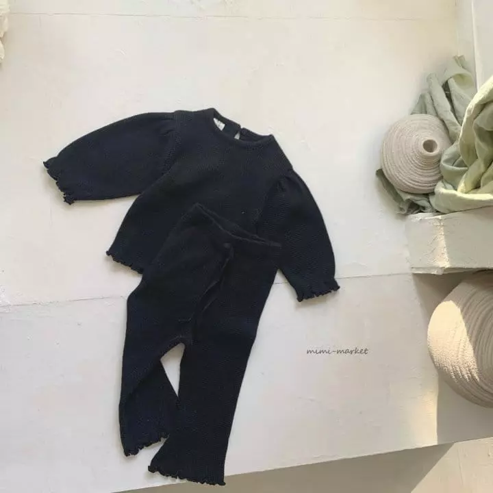 Mimi Market - Korean Baby Fashion - #babyboutiqueclothing - Honey Top Bottom Set - 8