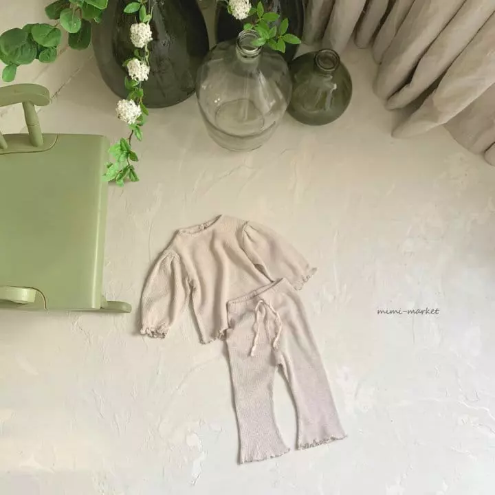 Mimi Market - Korean Baby Fashion - #babyfever - Honey Top Bottom Set - 11