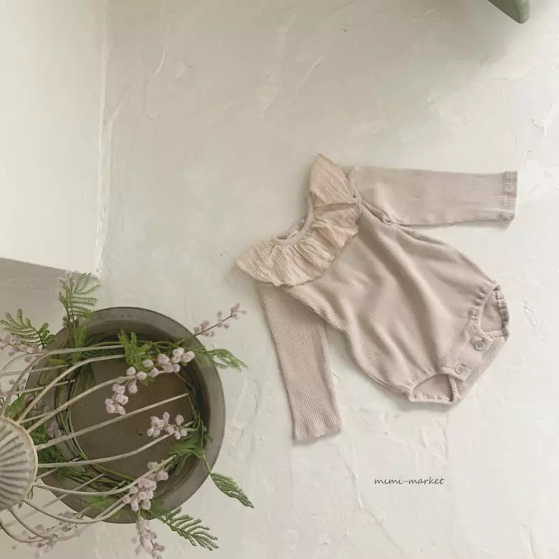 Mimi Market - Korean Baby Fashion - #babyfever - Collar Bodysuit