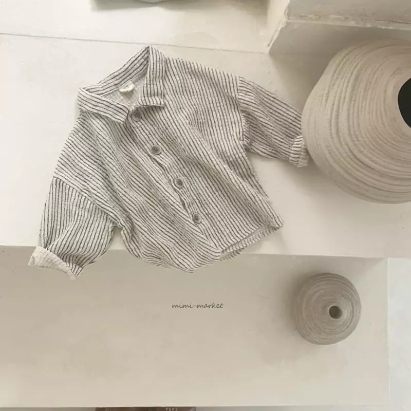 Mimi Market - Korean Baby Fashion - #babyootd - Collar Shirt - 2