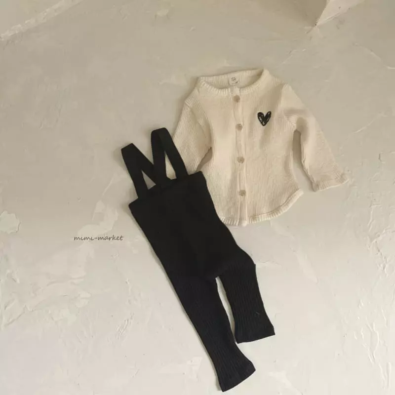 Mimi Market - Korean Baby Fashion - #babyoutfit - Heart Cardigan - 8