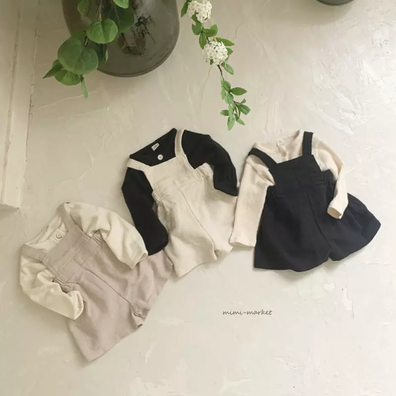 Mimi Market - Korean Baby Fashion - #babyoutfit - Mu Dungarees - 7