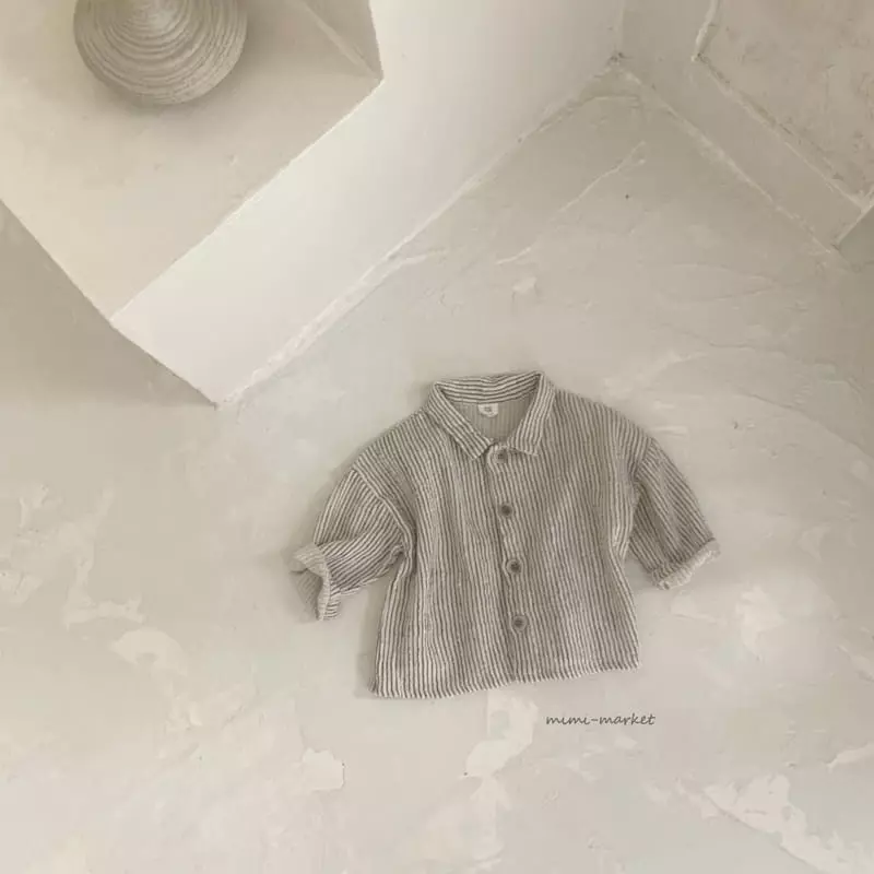 Mimi Market - Korean Baby Fashion - #babyoutfit - Collar Shirt - 4