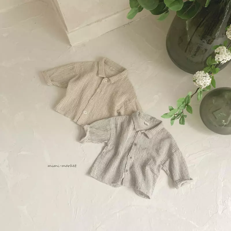 Mimi Market - Korean Baby Fashion - #onlinebabyshop - Collar Shirt - 7