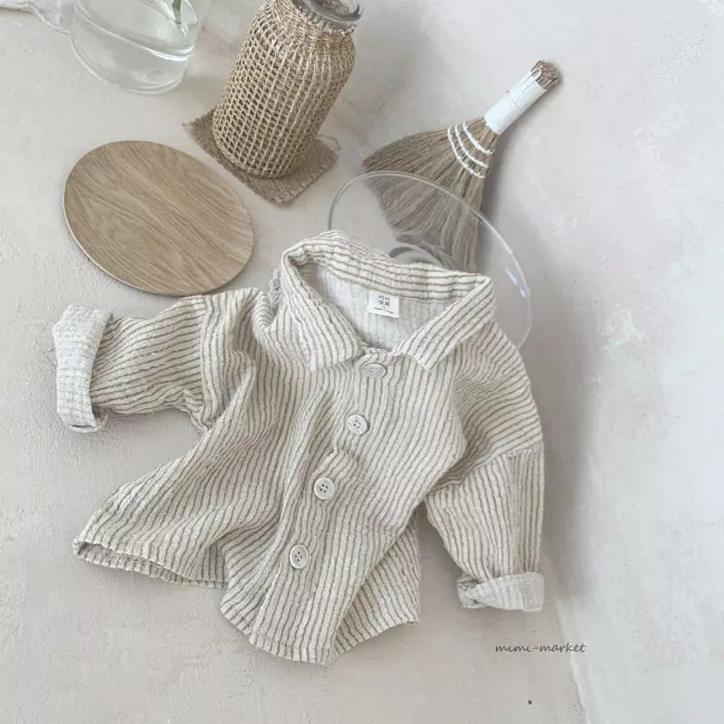 Mimi Market - Korean Baby Fashion - #smilingbaby - Collar Shirt - 8