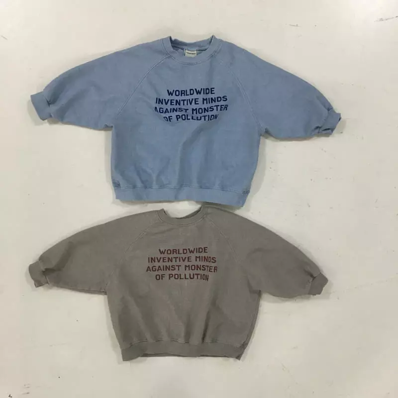 Mini Bongbong - Korean Children Fashion - #minifashionista - Check In Sweatshirt