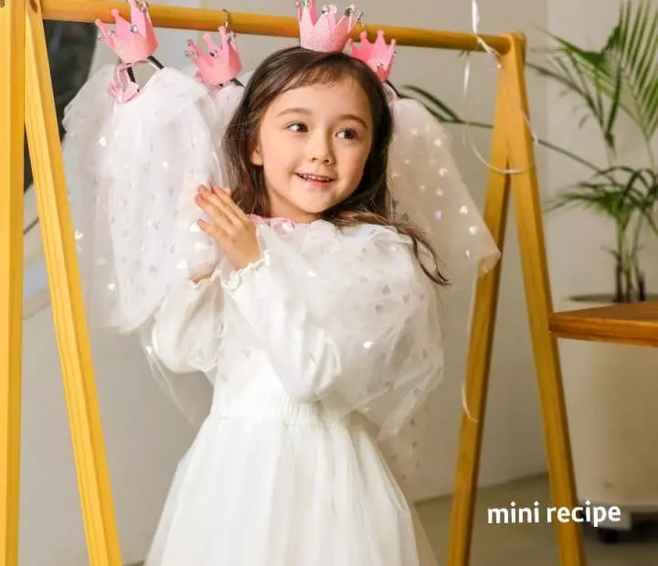 Mini Recipe - Korean Children Fashion - #kidzfashiontrend - Fairy Cape Mini Crown Set - 4