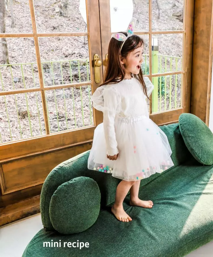 Mini Recipe - Korean Children Fashion - #childrensboutique - Pong Pong Skirt - 9