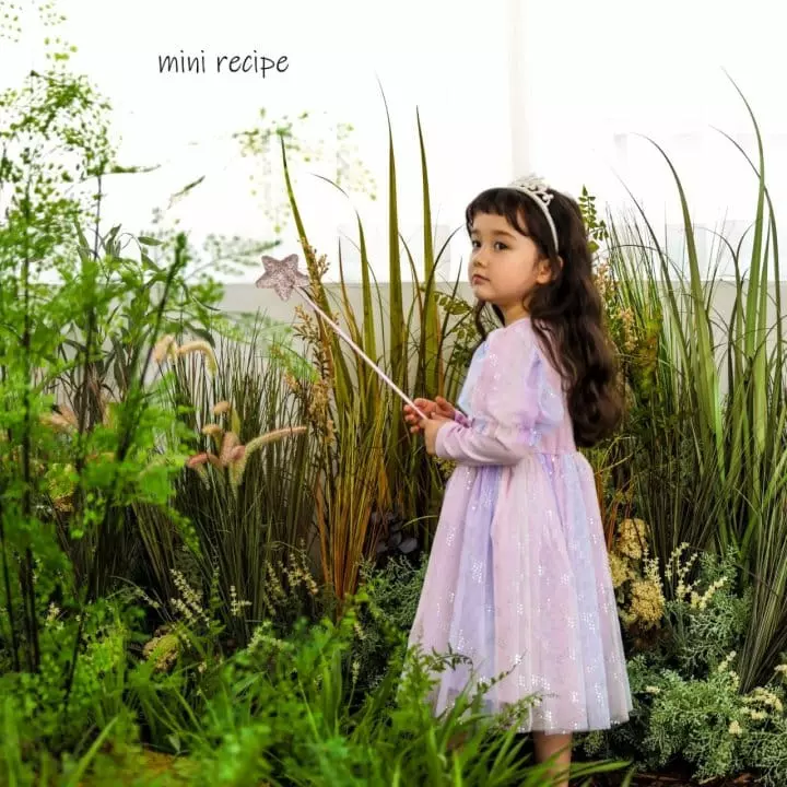 Mini Recipe - Korean Children Fashion - #designkidswear - star pink Stick - 6