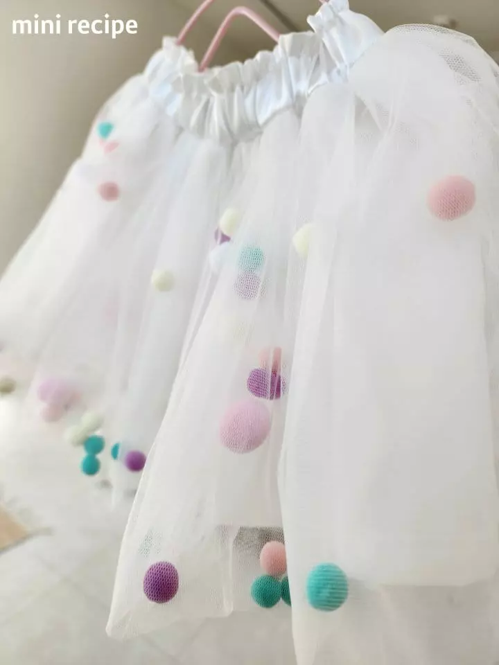 Mini Recipe - Korean Children Fashion - #fashionkids - Pong Pong Skirt - 12