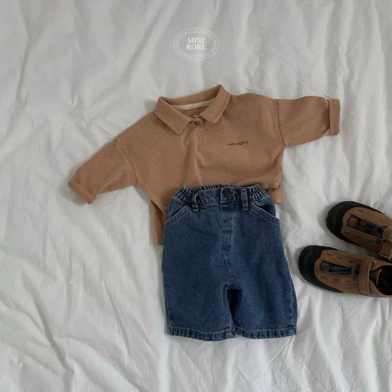 Mini Robe - Korean Baby Fashion - #babyboutique - Bebe Enco Collar Tee - 10
