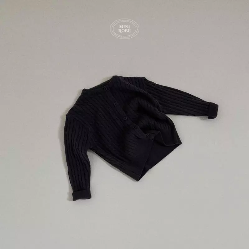 Mini Robe - Korean Baby Fashion - #babyboutique - Bebe Twist Knit Cardigan