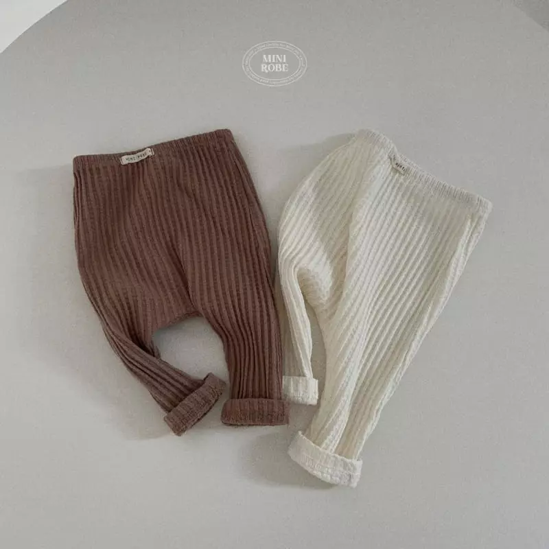 Mini Robe - Korean Baby Fashion - #onlinebabyshop - Bebe Jacquared Leggings - 4