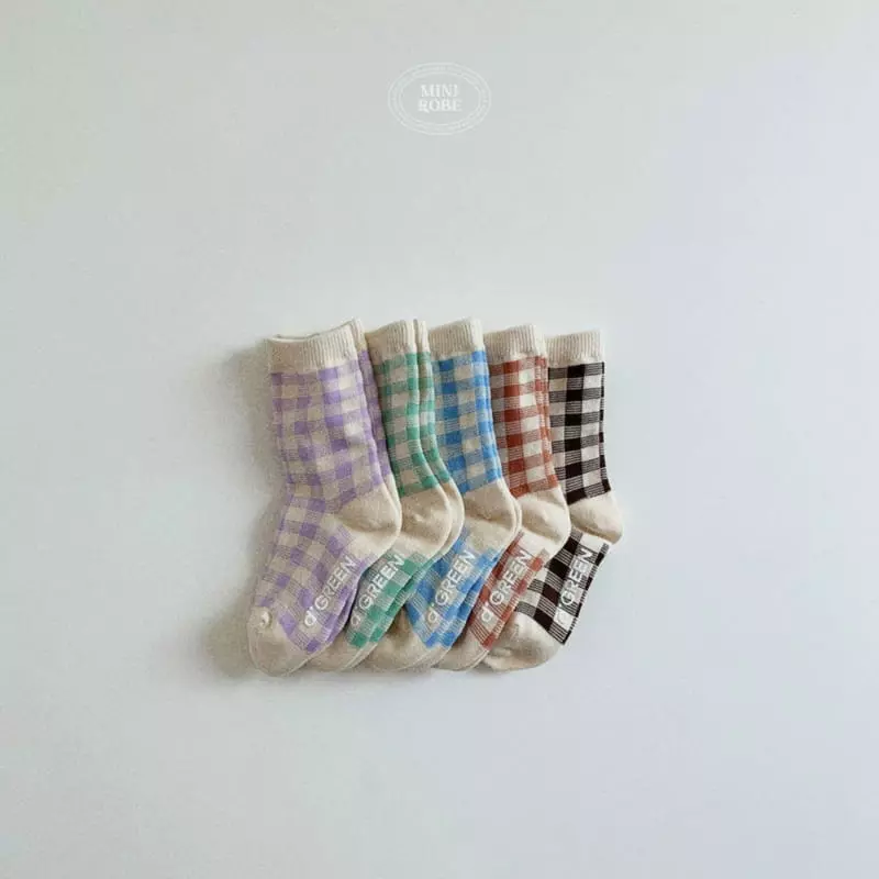 Mini Robe - Korean Baby Fashion - #babyboutiqueclothing - Natural Socks