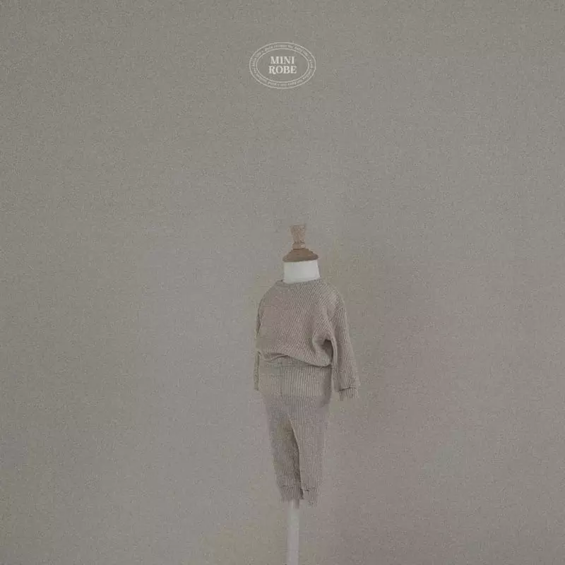 Mini Robe - Korean Baby Fashion - #babyclothing - Bebe Modal Top Bottom Set - 10