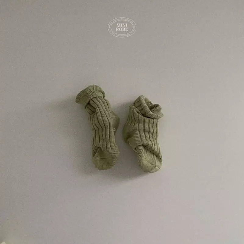 Mini Robe - Korean Baby Fashion - #babyboutiqueclothing - Pistachio Socks - 4