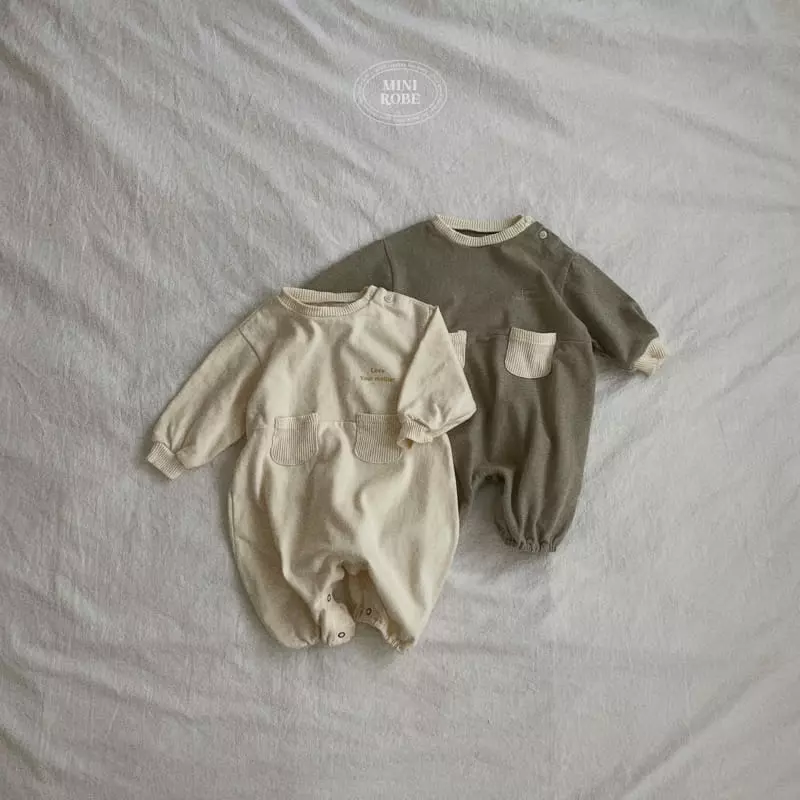 Mini Robe - Korean Baby Fashion - #babyfashion - Bebe Milk Lit Bodysuit