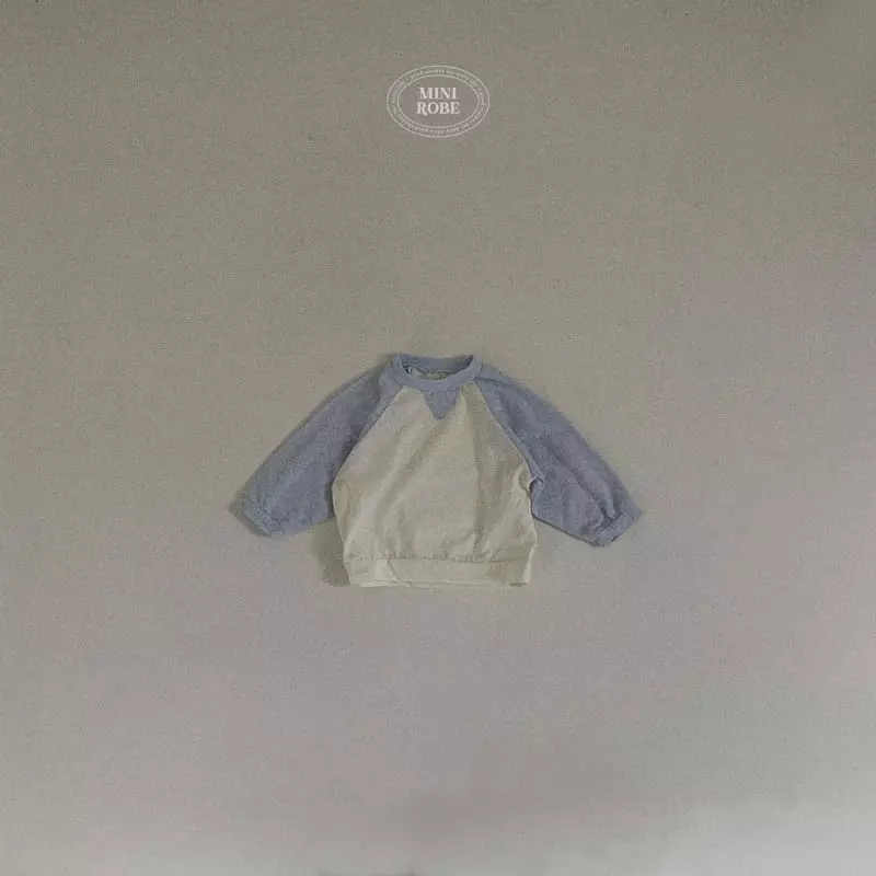 Mini Robe - Korean Baby Fashion - #babyfever - Bebe Sponge Raglan Tee - 7