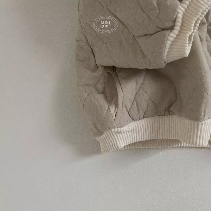 Mini Robe - Korean Baby Fashion - #babyfashion - Bebe Pping Quilting Jumper - 4
