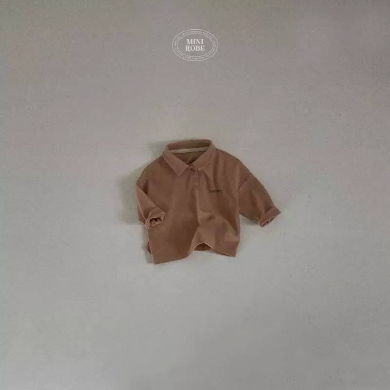 Mini Robe - Korean Baby Fashion - #babygirlfashion - Bebe Enco Collar Tee