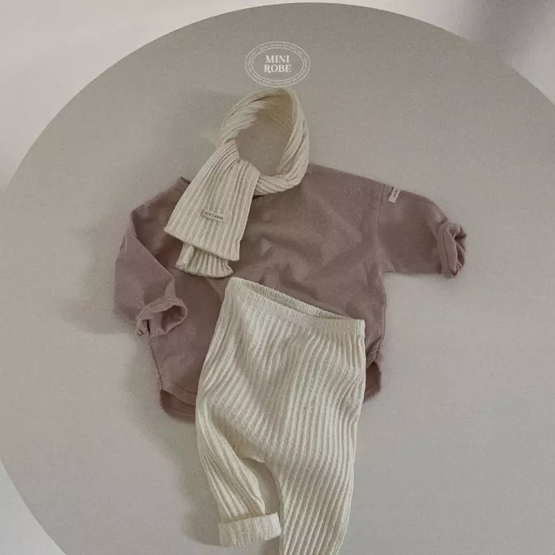 Mini Robe - Korean Baby Fashion - #babygirlfashion - Saint Piping Tee - 9