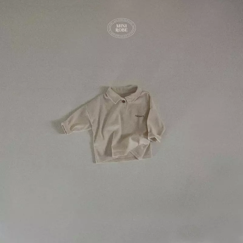 Mini Robe - Korean Baby Fashion - #babylifestyle - Bebe Enco Collar Tee - 2
