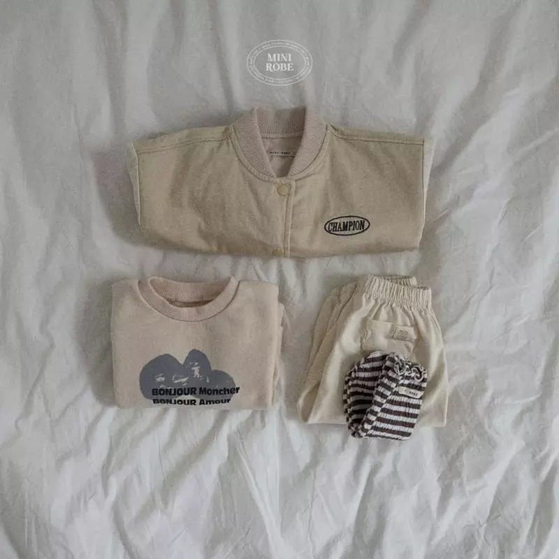Mini Robe - Korean Baby Fashion - #babylifestyle - Beeb Champion Jumper - 11