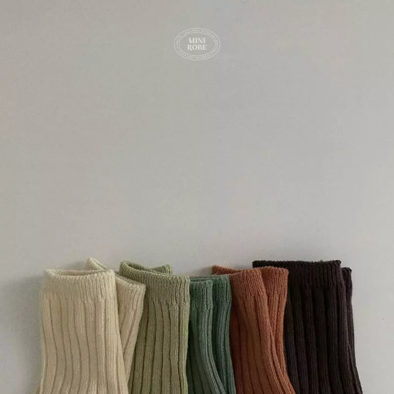Mini Robe - Korean Baby Fashion - #babylifestyle - Pistachio Socks - 8