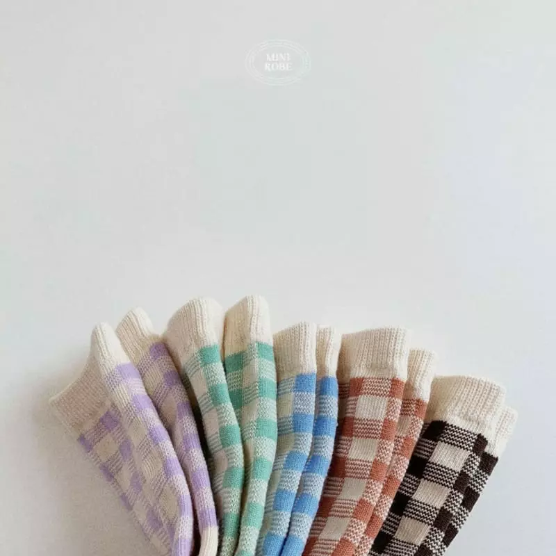 Mini Robe - Korean Baby Fashion - #babylifestyle - Natural Socks - 6