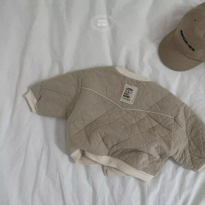 Mini Robe - Korean Baby Fashion - #babylifestyle - Bebe Pping Quilting Jumper - 6