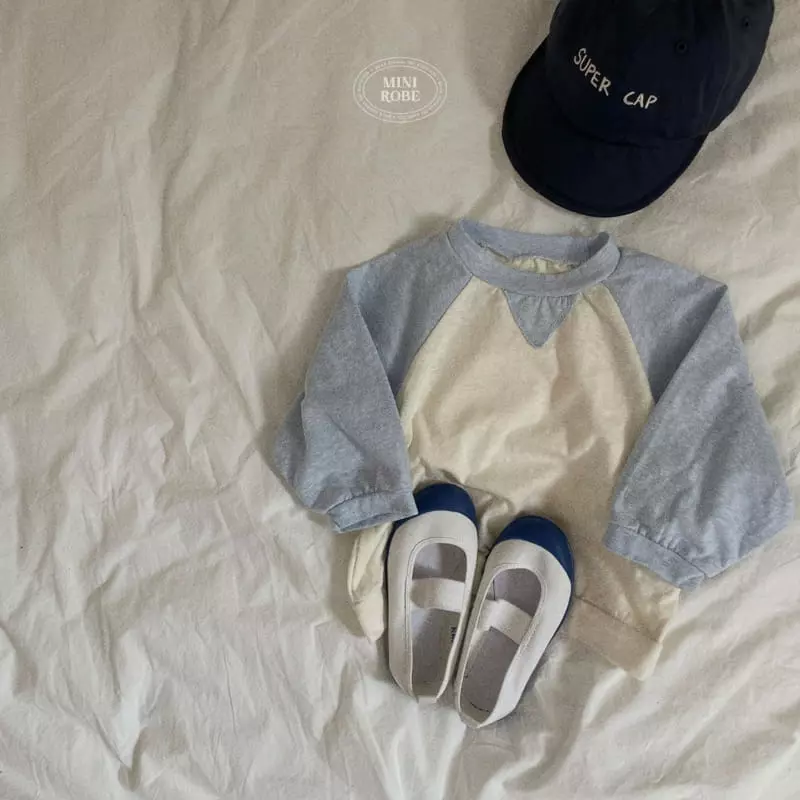 Mini Robe - Korean Baby Fashion - #babyoninstagram - Bebe Sponge Raglan Tee - 10