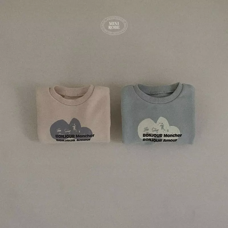 Mini Robe - Korean Baby Fashion - #babyoninstagram - Bebe Bonjour Sweatshirt - 11