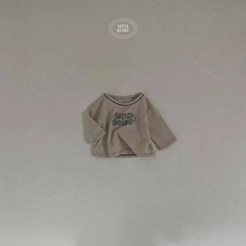 Mini Robe - Korean Baby Fashion - #babyoninstagram - Bebe Sand Tee