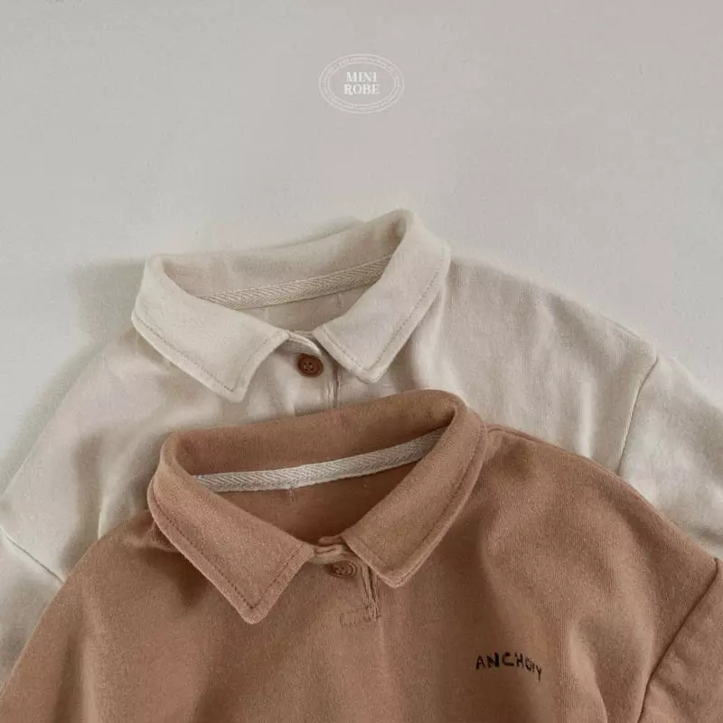 Mini Robe - Korean Baby Fashion - #babyoninstagram - Bebe Enco Collar Tee - 4