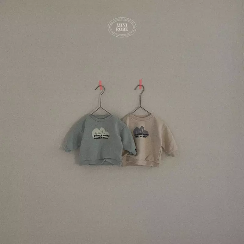 Mini Robe - Korean Baby Fashion - #babyootd - Bebe Bonjour Sweatshirt - 12