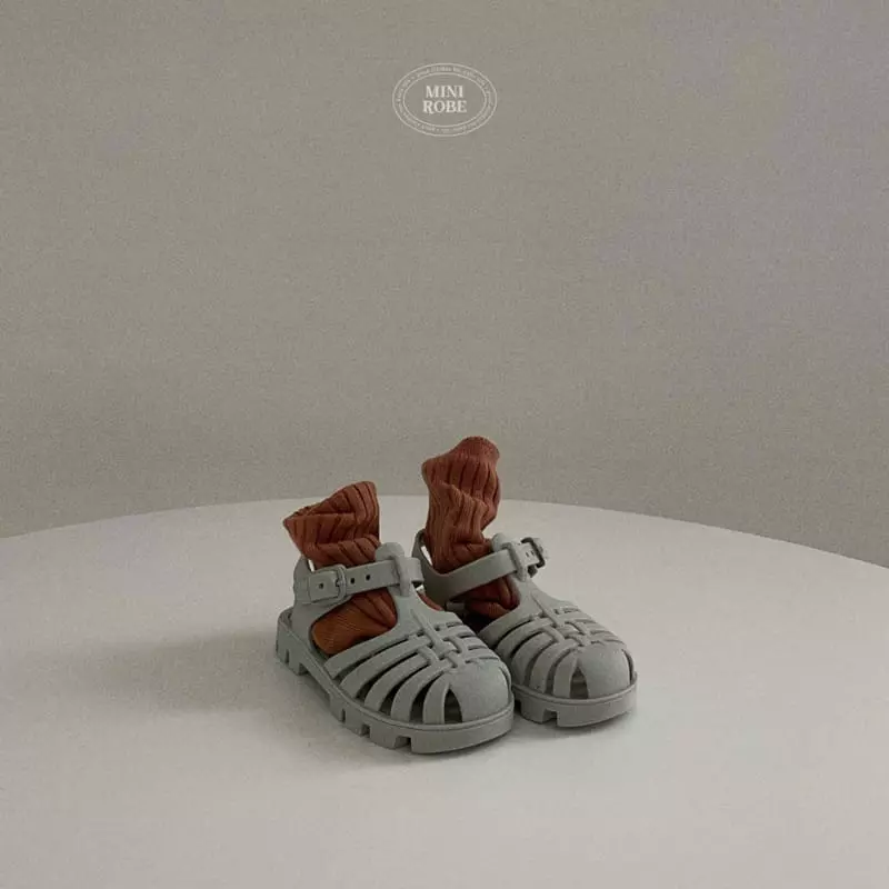 Mini Robe - Korean Baby Fashion - #babyootd - Pistachio Socks - 10