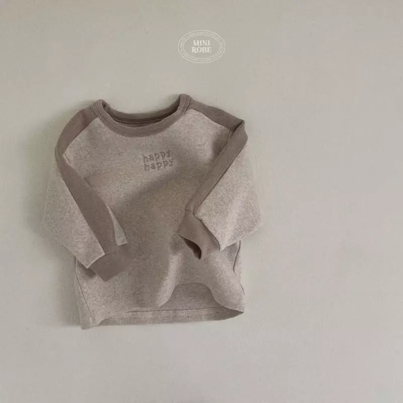 Mini Robe - Korean Baby Fashion - #babyootd - Bebe Line Tee - 2