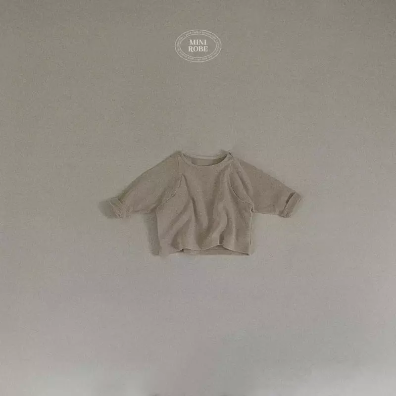 Mini Robe - Korean Baby Fashion - #babyoutfit - Bebe Round Tee - 3