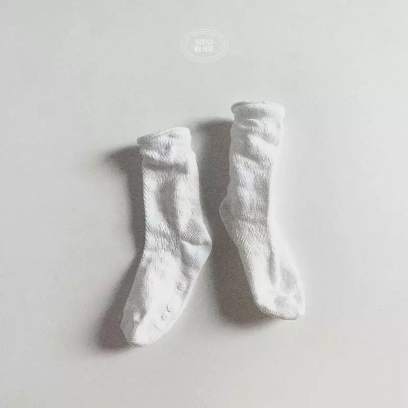 Mini Robe - Korean Baby Fashion - #babyoutfit - Floral Socks - 8