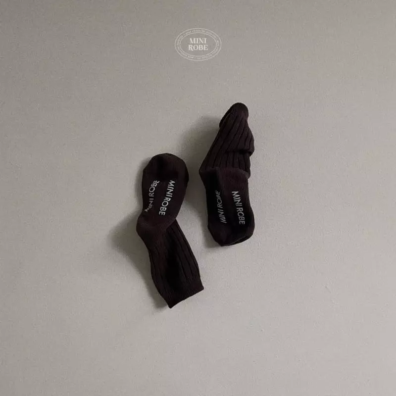 Mini Robe - Korean Baby Fashion - #babyoutfit - Retro Socks - 7