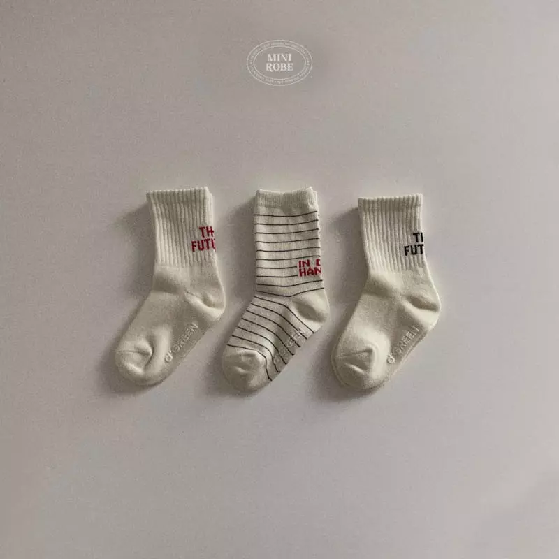 Mini Robe - Korean Baby Fashion - #babyoutfit - Future Socks - 3