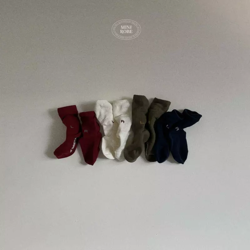 Mini Robe - Korean Baby Fashion - #babyoutfit - Owen Socks