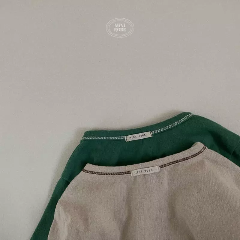 Mini Robe - Korean Baby Fashion - #babyoutfit - Bebe Sand Tee - 3