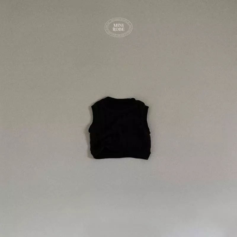 Mini Robe - Korean Baby Fashion - #babyoutfit - Bebe Twist Knit Vest - 2