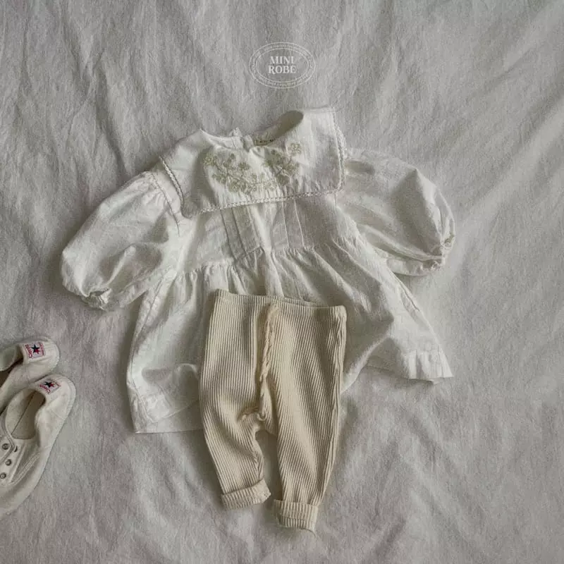 Mini Robe - Korean Baby Fashion - #babyoutfit - Bebe Sailor One-piece - 6