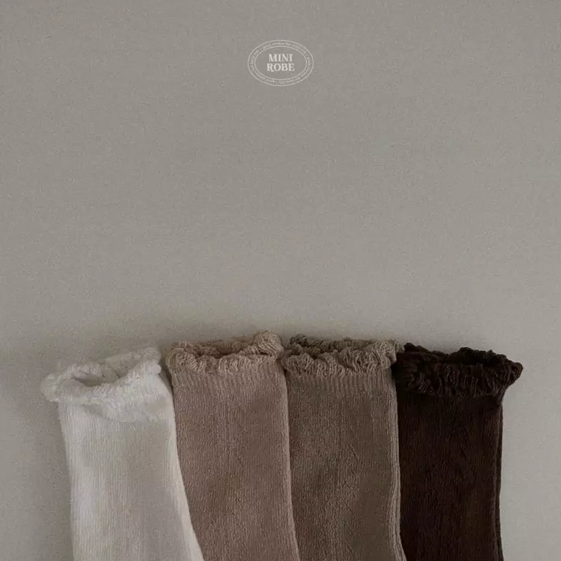 Mini Robe - Korean Baby Fashion - #babywear - Cozy Socks - 4