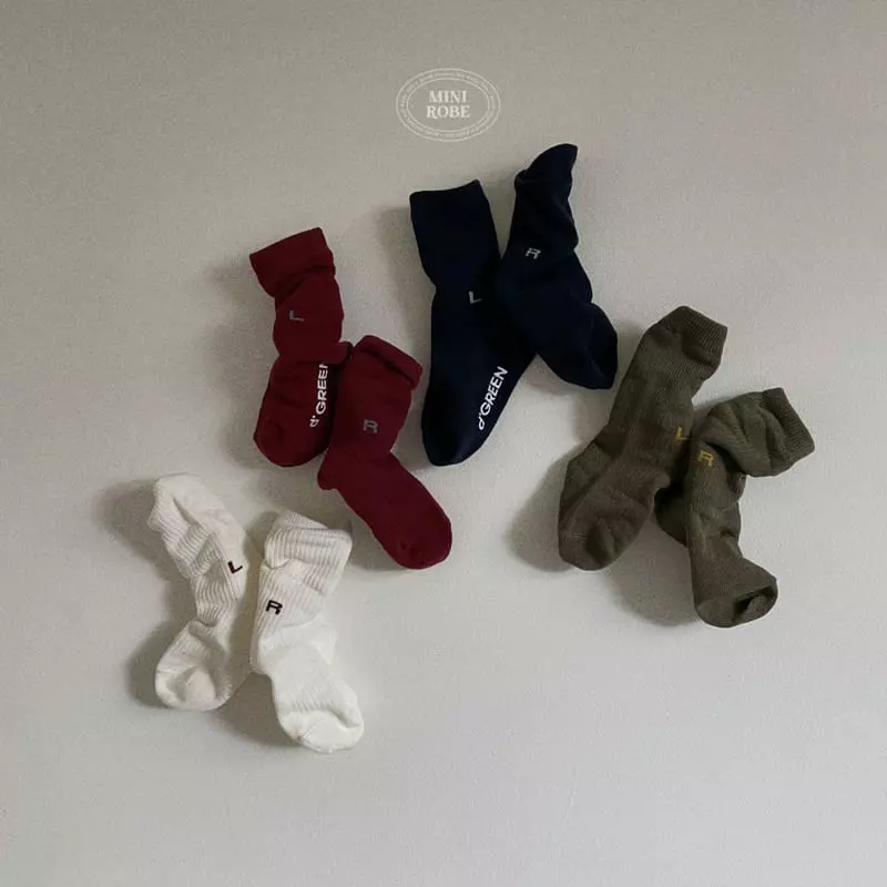 Mini Robe - Korean Baby Fashion - #onlinebabyboutique - Owen Socks - 3